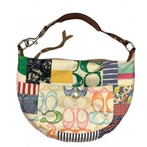 Vintage Coach Patchwork hobo bag